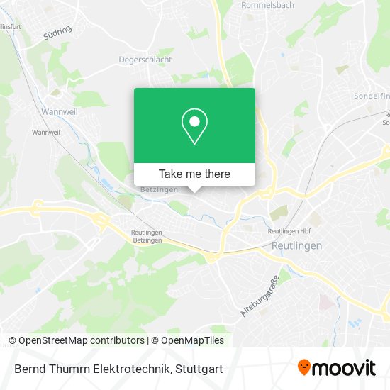 Bernd Thumrn Elektrotechnik map