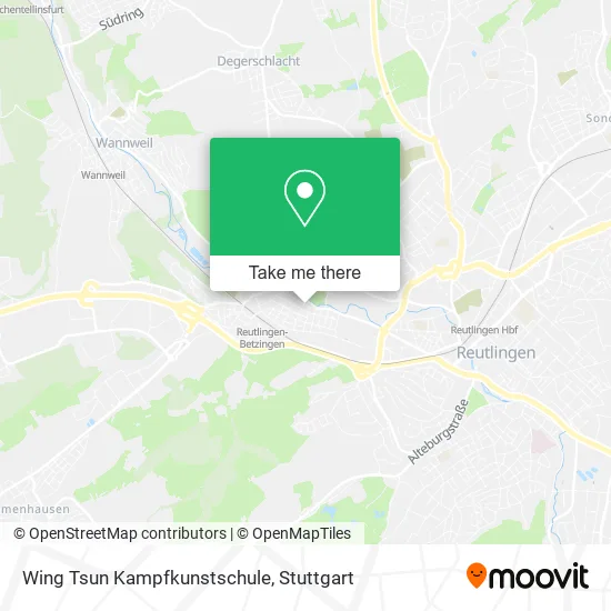 Карта Wing Tsun Kampfkunstschule
