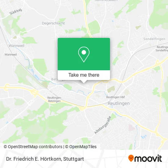 Карта Dr. Friedrich E. Hörtkorn