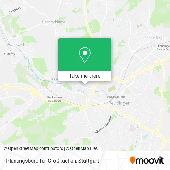Карта Planungsbüro für Großküchen