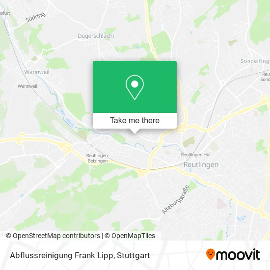 Карта Abflussreinigung Frank Lipp