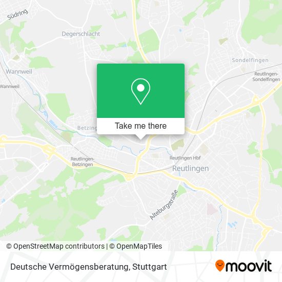 Deutsche Vermögensberatung map