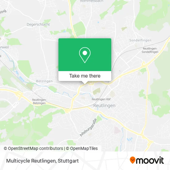 Карта Multicycle Reutlingen