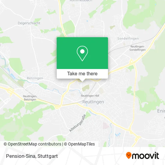 Карта Pension-Sina