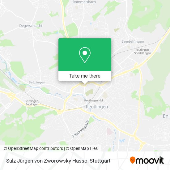 Sulz Jürgen von Zworowsky Hasso map