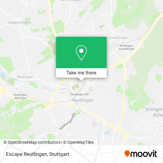 Карта Escape Reutlingen