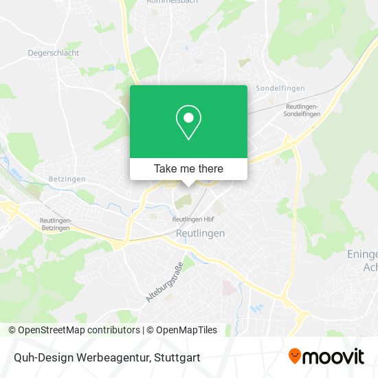 Quh-Design Werbeagentur map
