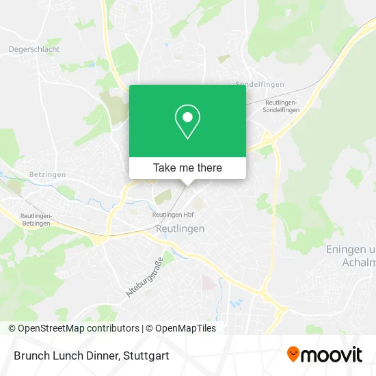 Карта Brunch Lunch Dinner