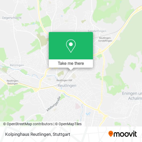 Kolpinghaus Reutlingen map