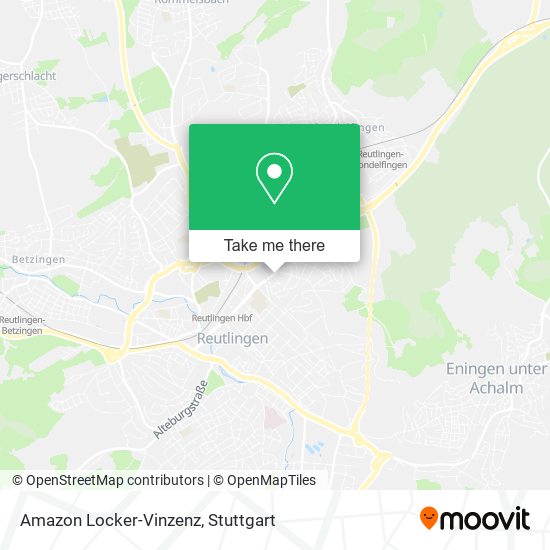 Amazon Locker-Vinzenz map