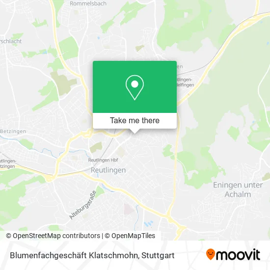 Карта Blumenfachgeschäft Klatschmohn