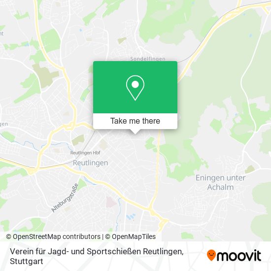 Verein für Jagd- und Sportschießen Reutlingen map