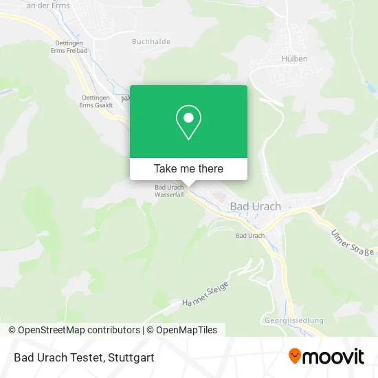 Карта Bad Urach Testet