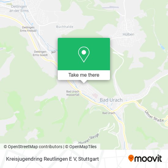 Карта Kreisjugendring Reutlingen E V