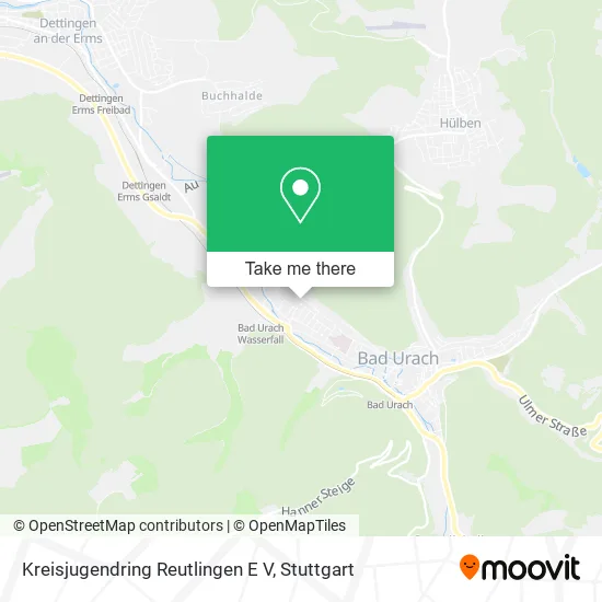 Карта Kreisjugendring Reutlingen E V