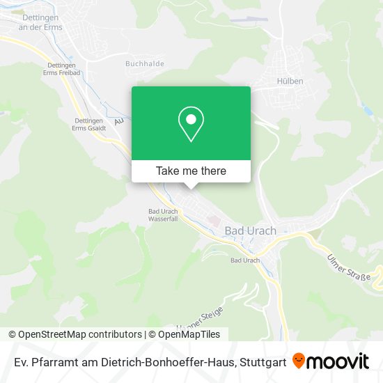 Карта Ev. Pfarramt am Dietrich-Bonhoeffer-Haus