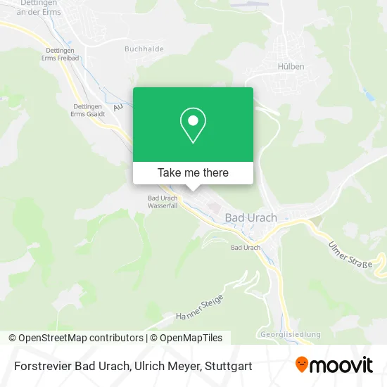 Карта Forstrevier Bad Urach, Ulrich Meyer