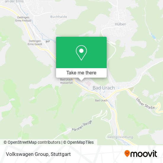 Карта Volkswagen Group
