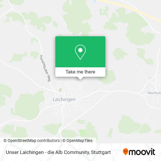 Карта Unser Laichingen - die Alb Community