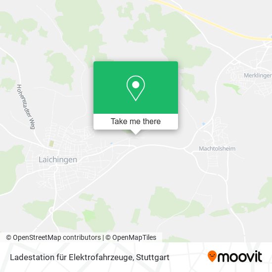 Ladestation für Elektrofahrzeuge map