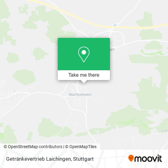 Getränkevertrieb Laichingen map