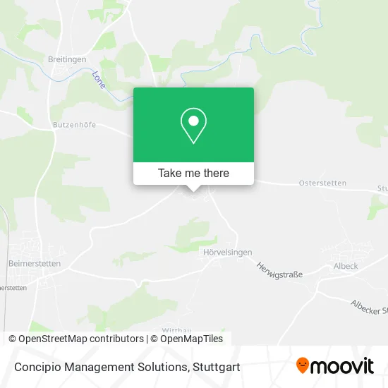 Карта Concipio Management Solutions