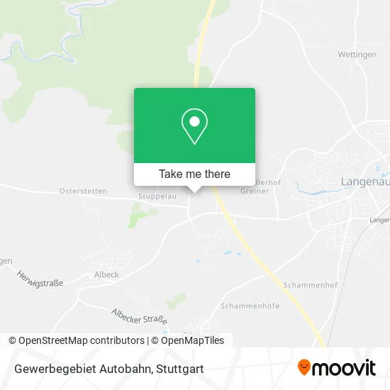 Карта Gewerbegebiet Autobahn