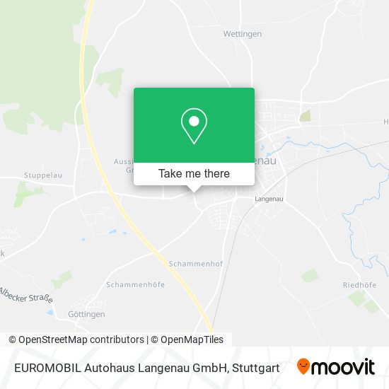 EUROMOBIL Autohaus Langenau GmbH map