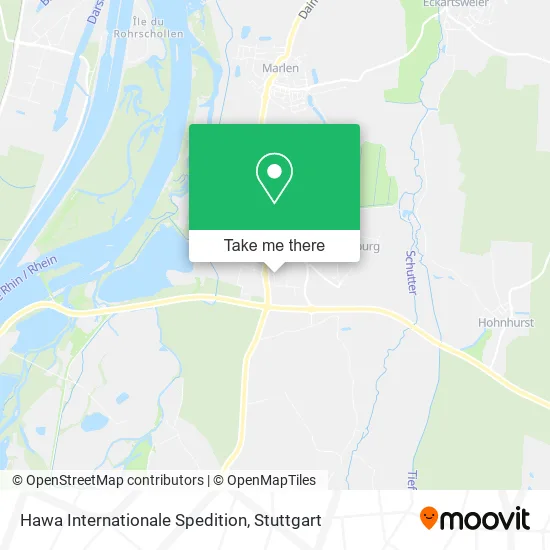 Карта Hawa Internationale Spedition