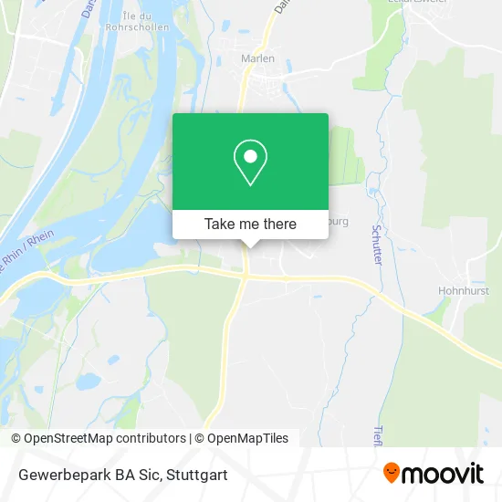 Карта Gewerbepark BA Sic