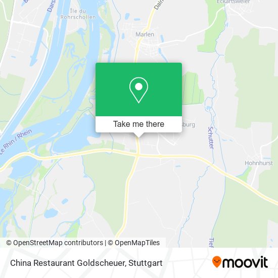 China Restaurant Goldscheuer map