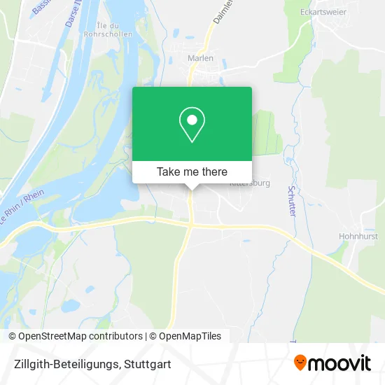 Карта Zillgith-Beteiligungs