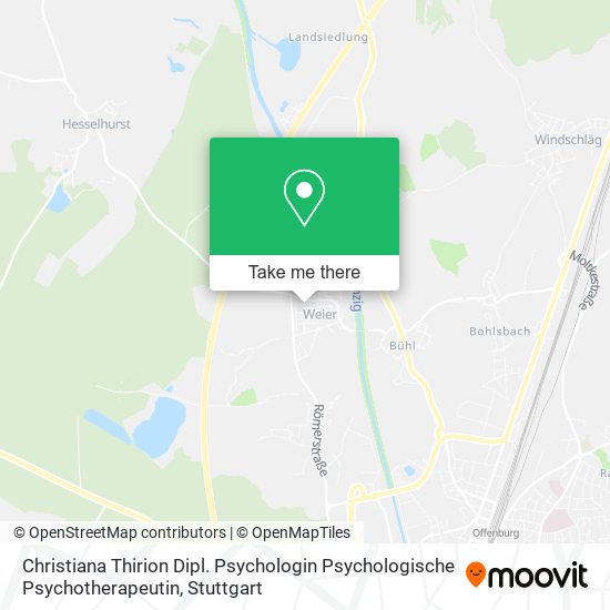 Christiana Thirion Dipl. Psychologin Psychologische Psychotherapeutin map