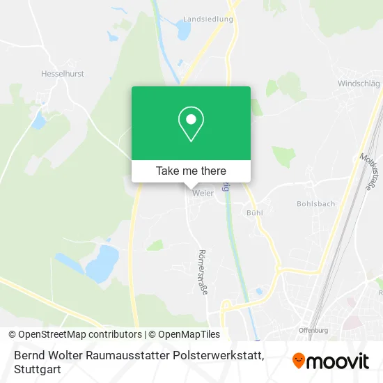 Карта Bernd Wolter Raumausstatter Polsterwerkstatt