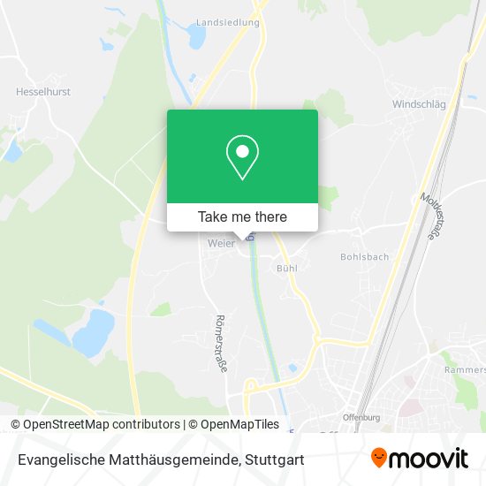 Evangelische Matthäusgemeinde map