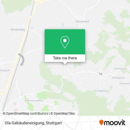 Ola Gebäudereinigung map