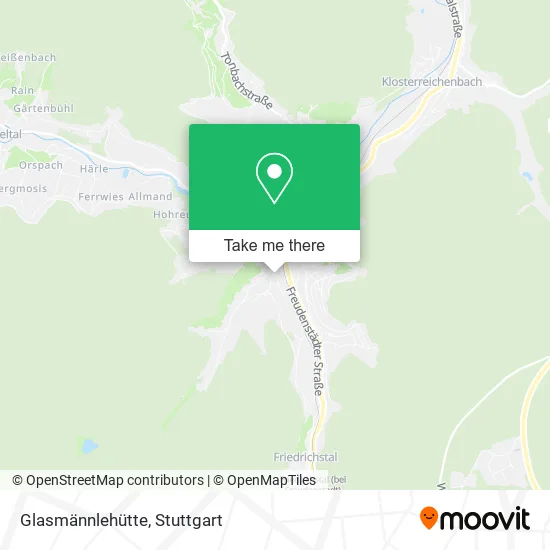 Карта Glasmännlehütte