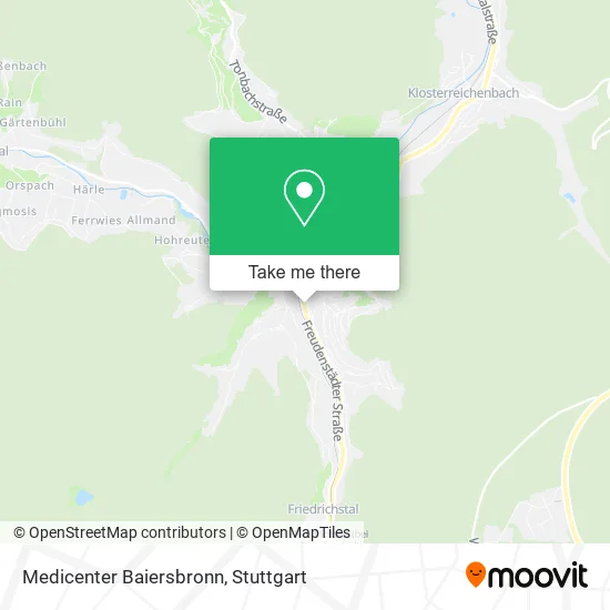 Карта Medicenter Baiersbronn
