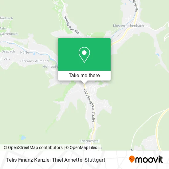 Карта Telis Finanz Kanzlei Thiel Annette