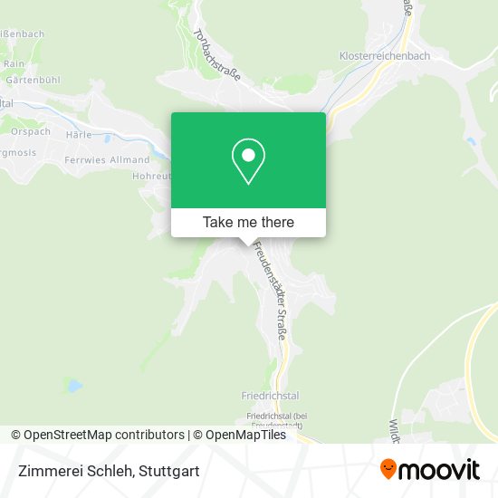 Zimmerei Schleh map