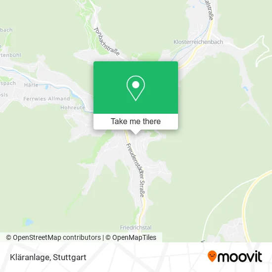 Карта Kläranlage