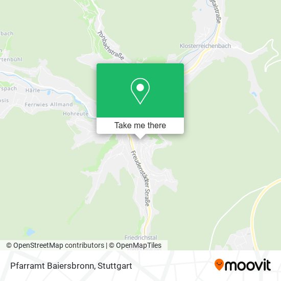 Карта Pfarramt Baiersbronn