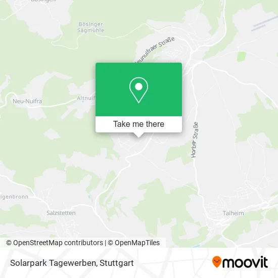 Карта Solarpark Tagewerben