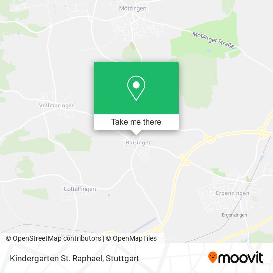 Kindergarten St. Raphael map