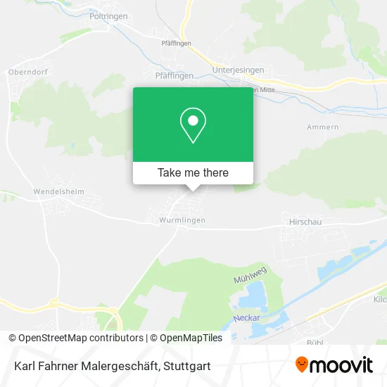 Карта Karl Fahrner Malergeschäft