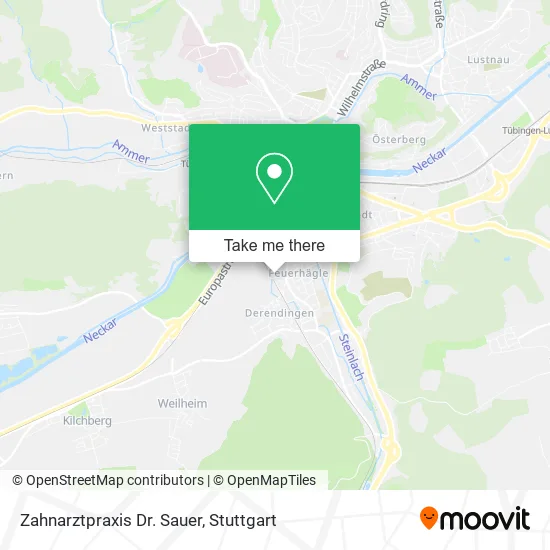 Карта Zahnarztpraxis Dr. Sauer
