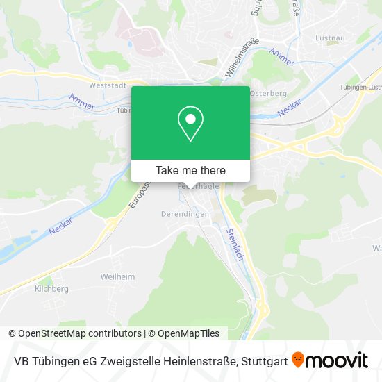 VB Tübingen eG Zweigstelle Heinlenstraße map