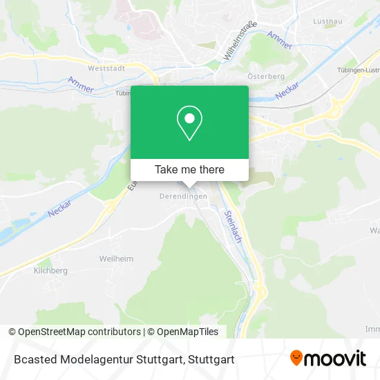 Bcasted Modelagentur Stuttgart map