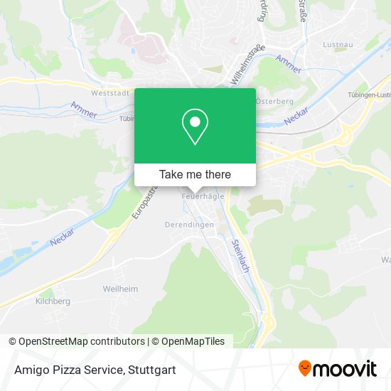 Карта Amigo Pizza Service