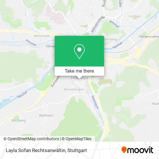 Карта Layla Sofan Rechtsanwältin